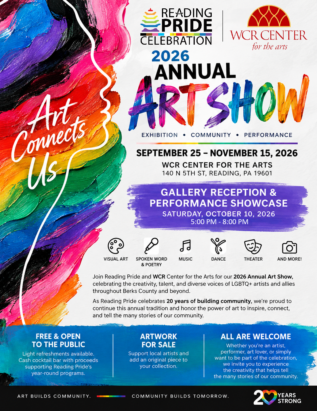 2026 Art Show Event Flyer