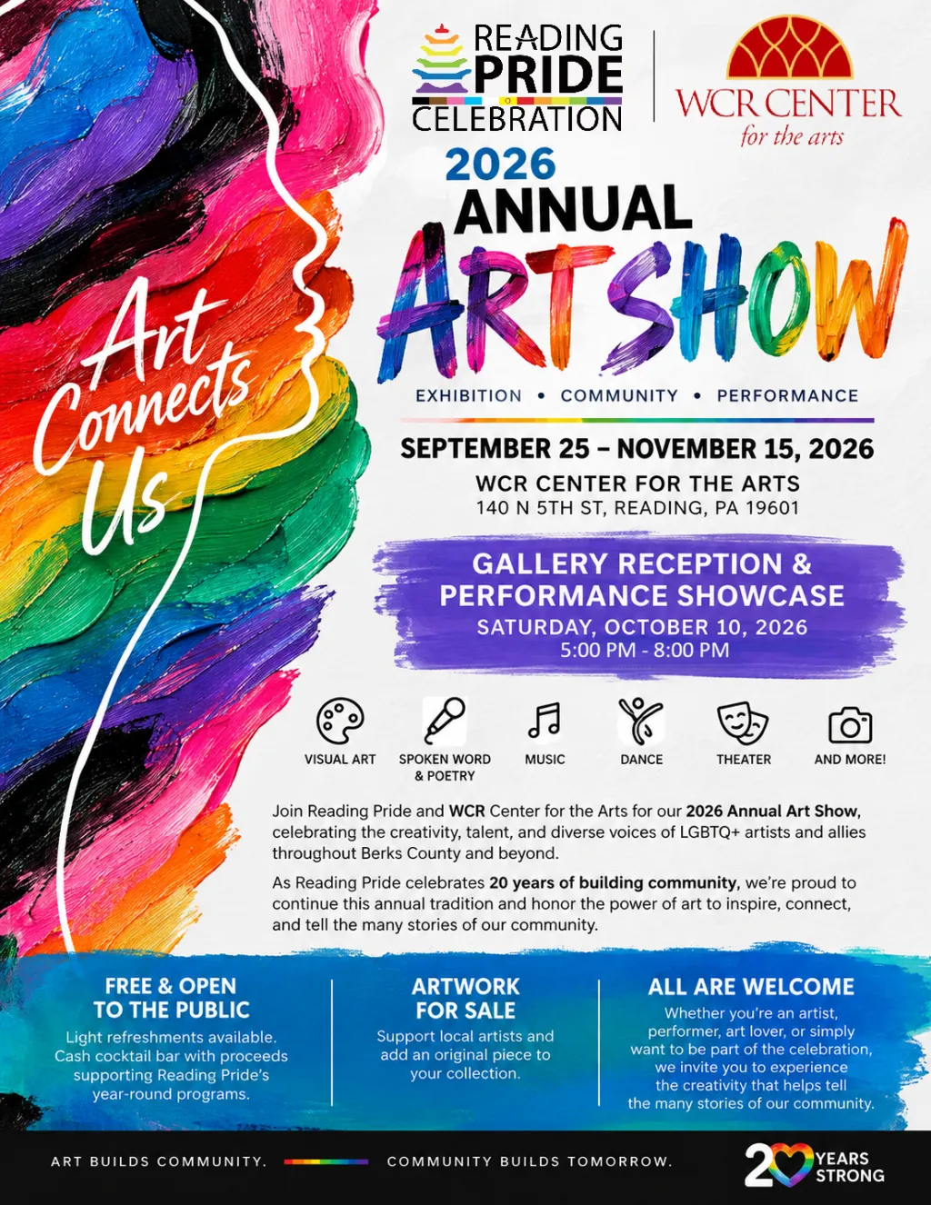 2026 Art Show Event Flyer